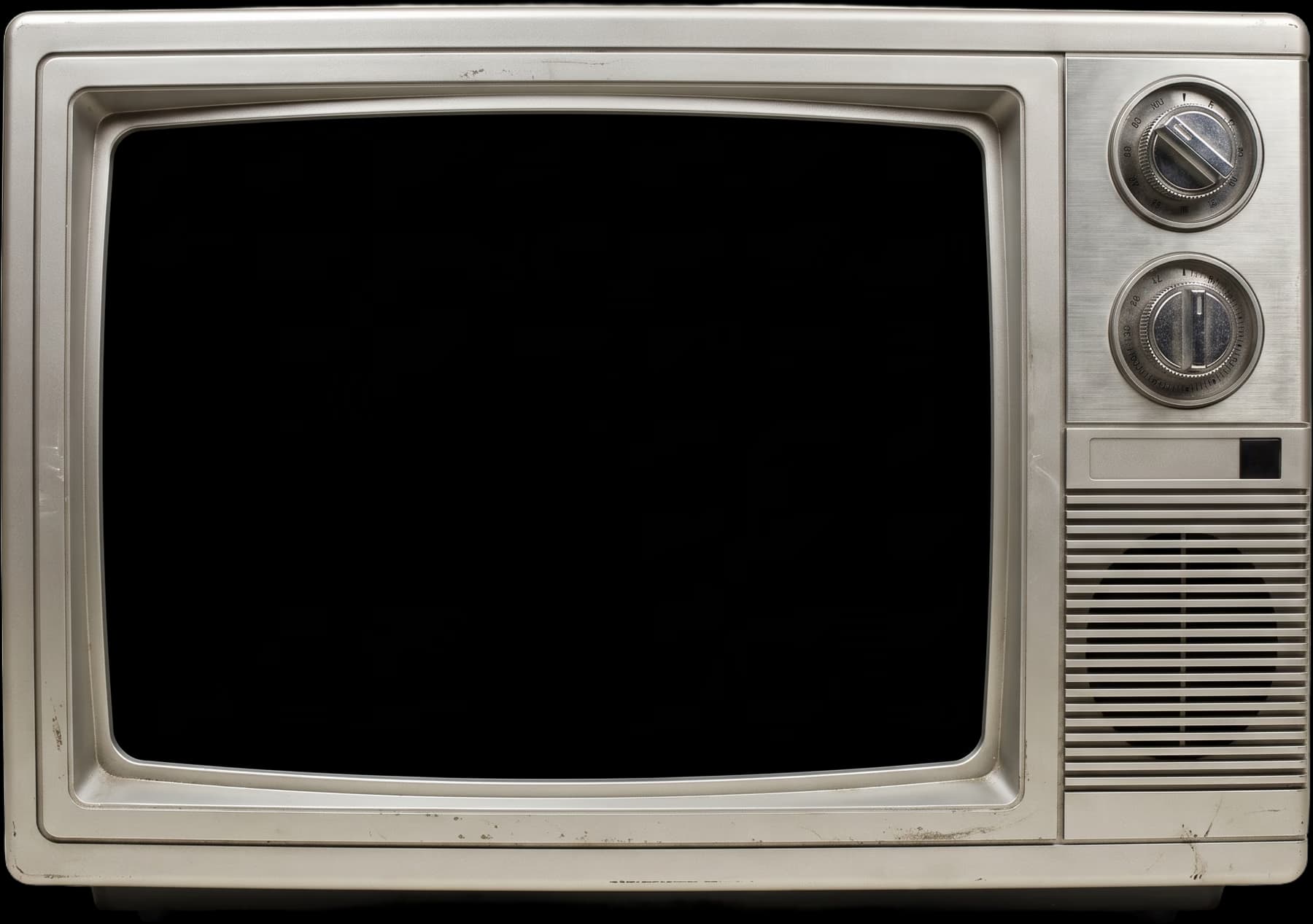 A 1980s television set